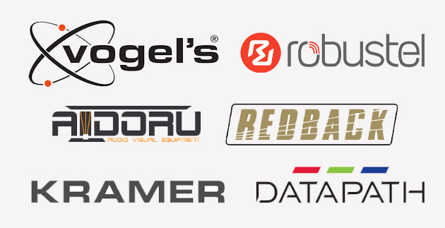digital signage peripherals logos
