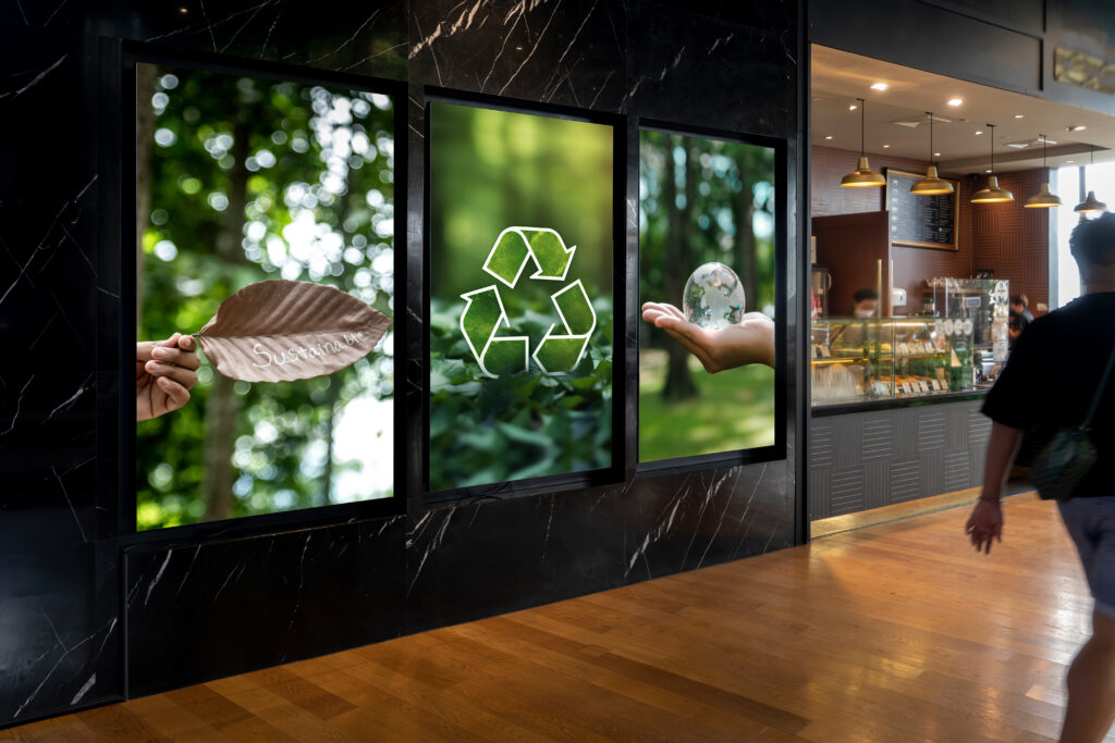 sustainable digital signage