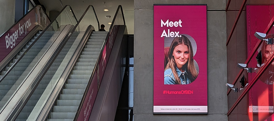 bendigo bank atrium led