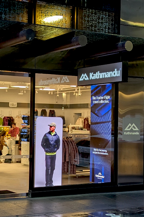 LED window display